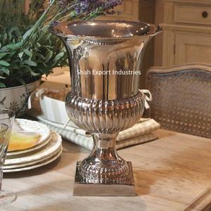 Florero de Metal de Color dorado de estilo Vintage para la Mesa de la sala de estar, florero decorativo hecho a mano para cumpleaños de boda - Product Image 2