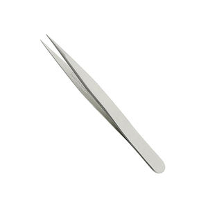 แหนบต่อขนตาแบบมืออาชีพ ปลายแหลมตรง แบรนด์ส่วนตัว ความแม่นยำสูง ผลิตจากสแตนเลส - Product Image 1