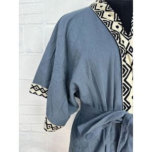 Kimono en jute bio chic bohème, cousu main, léger, mode durable pour toutes les occasions, vêtement de protection solaire parfait - Product Image 3