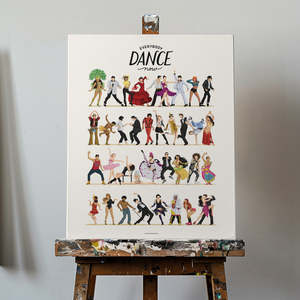 Producto de Diseño Abstracto Minimalista 'Everybody Dance Now' - Product Image 3