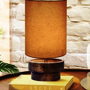 โคมไฟตั้งโต๊ะทำจากไม้พร้อมหลอดฟองผลิตภัณฑ์ขายดีโคมไฟตั้งโต๊ะทำจากไม้ - Product Image 3