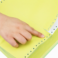 Muestras Gratis, Papel Continuo Sin Carbón NCR de 2-5 Capas, A4, 55 g/m², para Facturas y Recibos de Oficina
