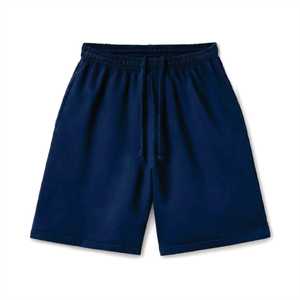 Shorts pour hommes en denim décontracté d'été, respirant, ample, 100% coton, molleton en tissu éponge français, écologique, délavé au soleil, style urbain - Product Image 6