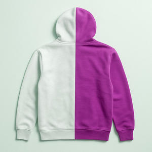 Venta al por mayor de encargo de gran tamaño en todo el mundo contraste Stitch Sudadera con capucha transpirable gota hombro Sudadera con capucha - Product Image 2