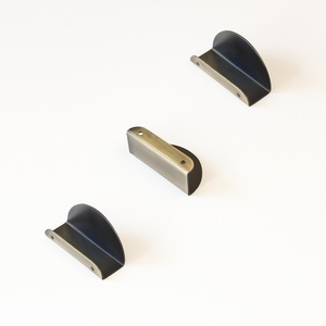 Contemporain Vintage en laiton brossé demi-lune en alliage de Zinc armoire poignée tiroir tirer pour cuisine salle à manger salle de bain chambre meubles - Product Image 2