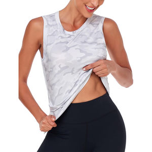 Ropa deportiva personalizada OEM para mujer, ropa deportiva ligera y transpirable para entrenamiento, camisetas de yoga con logotipo de Etiqueta Privada, marca de servicio - Product Image 2