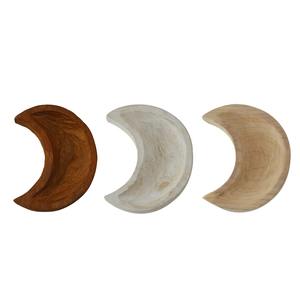 ชามไม้สำหรับตกแต่งรูปดวงจันทร์ทำด้วยมือที่ไม่เหมือนใครสำหรับห้องนั่งเล่นที่เก็บของในห้องครัวหรือของตกแต่งที่ได้แรงบันดาลใจจากท้องฟ้า - Product Image 1