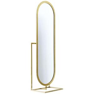 Marco de espejo de latón antiguo erlegant de alta calidad para decoración de sala de estar de estilo vintage acabado pulido dorado a gran ritmo - Product Image 3
