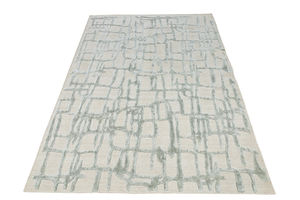 Super doux marocain luxe rayé peluche moelleux 100% bambou réversible antidérapant léger tapis grande surface salon moderne - Product Image 3