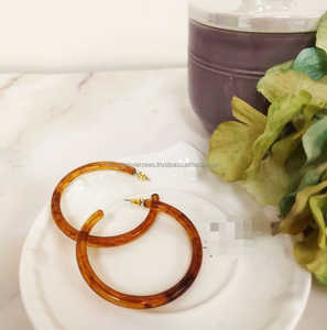 Best Quality Resin <b>Earrings</b> for Women <b>Huggie</b> <b>Earrings</b> with Zircon Designs Jewelry Models Saudi 2023 for Women by WONDER OVERSEAS - Product Image 5