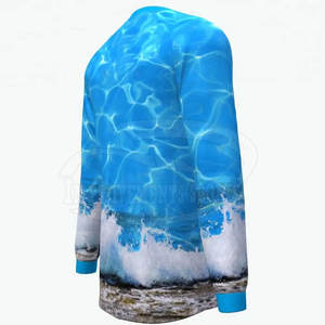 Haute qualité 100% Polyester Sublimation maillot de pêche respirant hommes Sublimation maillot de pêche - Product Image 6