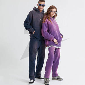 Survêtements d'hiver décontractés à capuche pour hommes et femmes, en molleton mi-lourd, respirants, avec impression personnalisée, vêtements de sport décontractés - Product Image 5