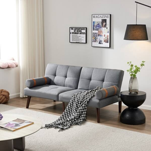 Minimalist Tufted Fabric <b>Bean</b> <b>Bag</b> <b>Sofa</b> Easy Setup with Foldable Design - Product Image 1