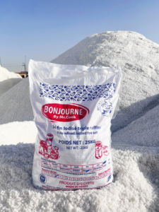 Bonjourno 250g Sel de table raffiné fin en poudre |   Sel de mer comestible premium, iodé (en option) |   Sachet/Sac égyptien de haute qualité 99% - Product Image 3