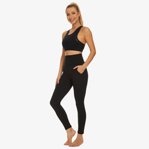 Leggings de Yoga para Mujer Estilo Urbano, Tejido Sin Costuras, Cintura Alta Elástica, Transpirables, de Secado Rápido, Tallas Grandes, para Deporte - Product Image 6