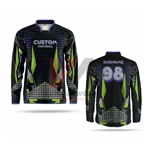 Camisetas de Paintball Transpirables Personalizadas, Excelente Calidad, Acolchado Protector, Experiencia de Juego, Absorción de Sudor, Sublimación Completa - Product Image 4