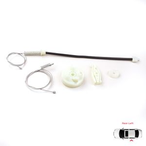 BWR912 Kit de reparación de regulador de ventana trasera izquierda para 206 CC 2D T16 2000-2008 2 puertas Coupe Cabrio 922357 Bross Auto Parts - Product Image 1
