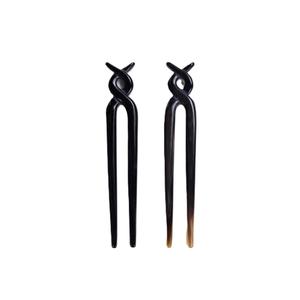 Herramienta de peinado de cuerno de búfalo Natural ecológica hecha a mano más vendida para mujeres accesorios de salón de belleza profesional - Product Image 1