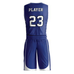 2025 Custom Oem Design Boy Basketball Short Print Blank Jersey Wear Set Reversible College Basketball Uniform for Men - Product Image 4