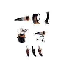 แก้วมักทำมือคุณภาพสูงทำมือเป็นเขาเขาสัตว์ธรรมชาติสำหรับวางบนโต๊ะในห้องครัวและบาร์เบียร์ - Product Image 4