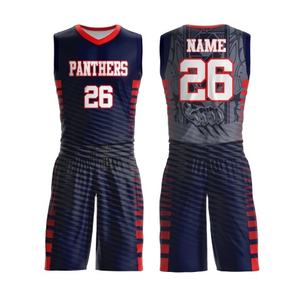 Wholesale Custom Design Breathable Plus <b>Size</b> Adult <b>Basketball</b> Jerseys Sublimation Uniform Set - Product Image 4