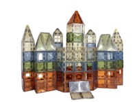 Bloques de construcción magnéticos 4D Juego de construcción educativa Azulejos de plástico para niños Certificado En71/CPC Dimensiones personalizables