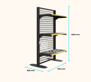 Estantería Metálica de Doble Cara para Góndola, Sistema de Exhibición para Supermercados, Estantería Independiente de Alta Resistencia, Fabricante Vietnamita ADONG - Product Image 3