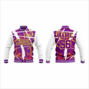 Chaqueta Universitaria de Otoño para Hombre de Alta Calidad con Cremallera Delantera, Material de Poliéster/Algodón, Resistente al Viento, Opción de Logotipo Personalizado, ODM Disponible - Product Image 6