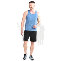 Tank Top pria, tinggi, paduan Tri tanpa lengan, ringan bernapas Gym & kemeja kasual dapat disesuaikan ukuran layanan OEM XS sampai 4XL