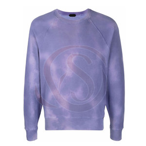 Sweat-shirt à col rond pour homme, coupe classique, motif uni, en polaire polyester/coton, prix de gros, en vente en ligne - Product Image 1