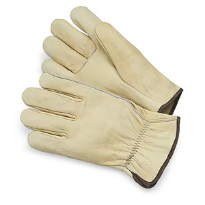 Guantes de trabajo de seguridad de cuero de grano de vaca de alta calidad Equipo de protección personal Guantes de conducción Guantes de construcción industrial - Product Image 1