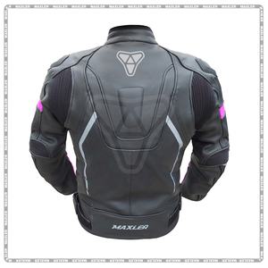 Chaqueta de moto de cuero para Mujer | Elegante chaqueta de motorista aprobada por CE | Chaqueta de montar duradera para seguridad - Product Image 2