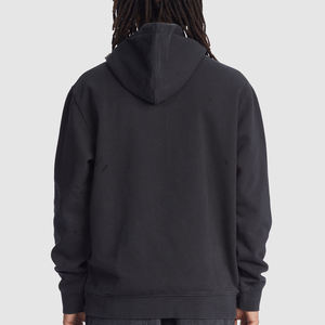 Sweat à capuche zippé noir pour homme, style techwear, avec bordures rouges, poches utilitaires, col montant, design décontracté, streetwear, vêtement d'extérieur - Product Image 2