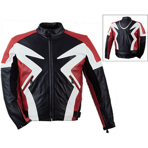 Chaqueta de Motociclista de Cuero para Hombre HMB-0529A, Logotipo Frontal, Ecológica, Ligera, Chaqueta de Motociclista Moderna, Negra, Venta al por Mayor Directa de Fábrica - Product Image 2