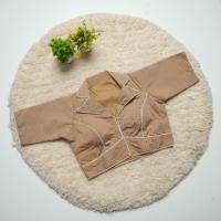 Magnifique Blouse Ethnique en Soie Imprimée avec Col Passepoilé et Manches Courtes, Assortie au Sari Indien, Idéale pour les Fêtes et Festivals, Vente en Gros