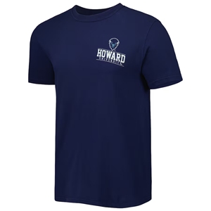 Howard University T-shirt unisexe en coton tricoté de qualité supérieure personnalisé HBCU Apparel Front Silk Screen Printed Logo Formal Style Graphic - Product Image 2