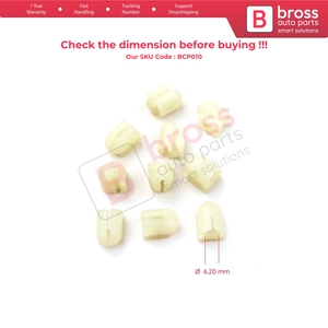 BCP010 ชุดเชือกปลายสายเคเบิล 10 ชิ้น สำหรับกลไกม้วนหน้าต่าง รุ่น BCP010 - Product Image 5