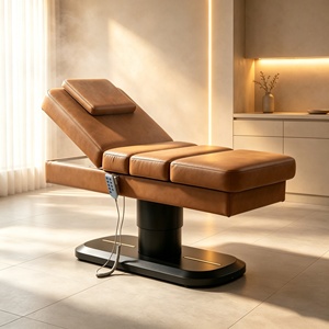 <span class=keywords><strong>Table</strong></span> <span class=keywords><strong>de</strong></span> <span class=keywords><strong>massage</strong></span> chauffante à hauteur réglable avec repose-tête intégré, <span class=keywords><strong>table</strong></span> <span class=keywords><strong>de</strong></span> <span class=keywords><strong>massage</strong></span> électrique - Product Image 4