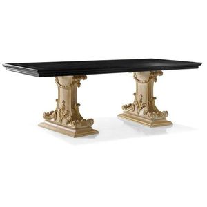 MESA DE COMEDOR CLÁSICA TALLADA A MANO MADERA DE CAOBA INDONESIA, FABRICANTE DE MUEBLES DE COMEDOR BARROCO CLÁSICO EN JEPARA 93 - Product Image 2