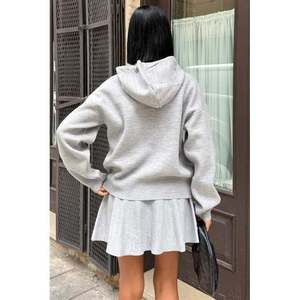 Women's Hooded and Skirted Knit Set 10224 Collection Comfortable <b>Sweater</b> <b>Skirts</b> - Product Image 6