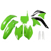 XFUN Green 026 Kit de carénage de moto en plastique complet pour modèle Kawasaki KXF 250 2006 fabriqué en Italie