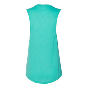 Bella Débardeur en toile gris pour femme en coton de qualité supérieure - Product Image 3