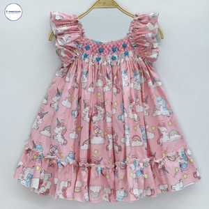 Hermoso Vestido de Unicornio Rosa para Niñas, Ropa de Alta Calidad con Bordado, Vestidos para Niñas, Ropa Infantil - Product Image 2
