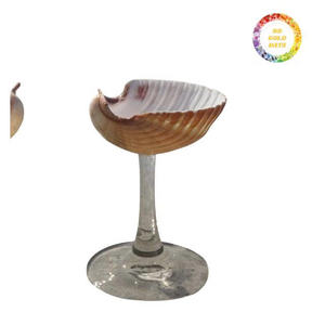 Natural <b>Conch</b> Shell Cup Handmade Ocean Inspired Drinking Goblet Decorative Sea Shell Mug for Beach Coastal Party Decoration - Product Image 4