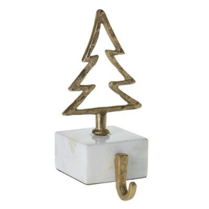 Cher qualité or métal arbre de noël porte-bas autoportant porte-stock cheminée décor à la maison prix abordable - Product Image 1