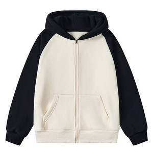 Sudadera con Capucha para Hombre, 100% Algodón, con Cierre, 370gsm, Talla Grande, Transpirable, Sin Forro, Informal, para Otoño - Product Image 6