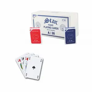 Kartu bermain Poker ekstra daya tahan maksimum kartu bermain Poker tahan lama dari produsen