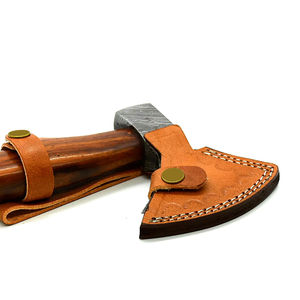 Outil à main Hache à fendre à dos plat Lame en acier forgé de qualité industrielle pour le travail du bois Utilisation industrielle Bricolage Garantie de 3 ans - Product Image 5