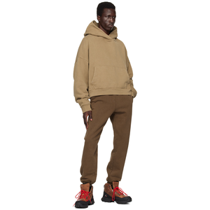 Sudadera con capucha recortada de peso pesado para hombre, ropa de calle personalizada, estilo de gran tamaño, impresión Digital, poliéster/algodón para invierno - Product Image 6