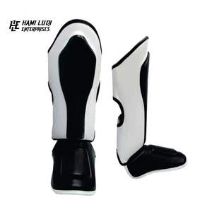 Espinilleras de Boxeo Profesionales de Alta Calidad con Diseño de Logotipo Personalizado al por Mayor - Product Image 1